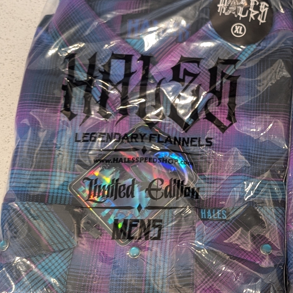 Hales Speed Shop Flannel Northern Lights Men's XL 🔥*Sold Out Everywhere*🔥 NWT